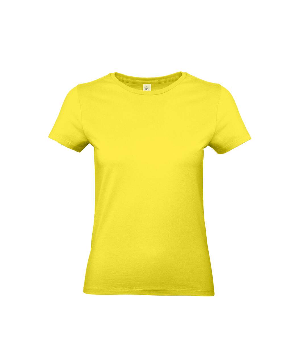 T-shirt e190 femme jaune soleil B&C-1