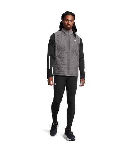 Débardeur Sans Manches Course À Pied Vitality Homme Blanc Cassé Under Armour