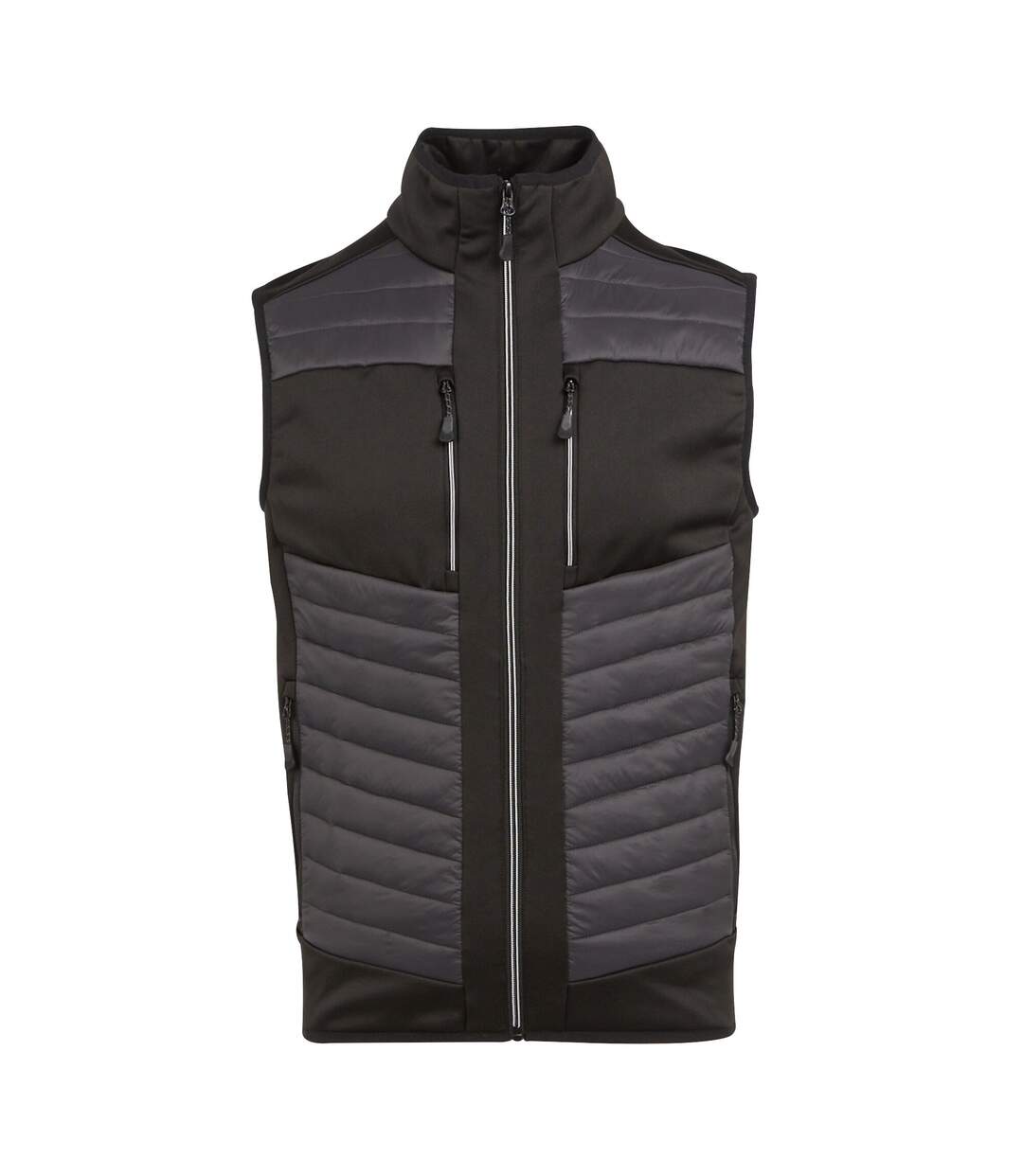 Unisex Adult Thermal Hybrid Body Warmer Ash Black Regatta Professional-2