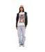 Sweat zippé à capuche femme relax fit acid wash avec patch Palm Patch Vondutch-5