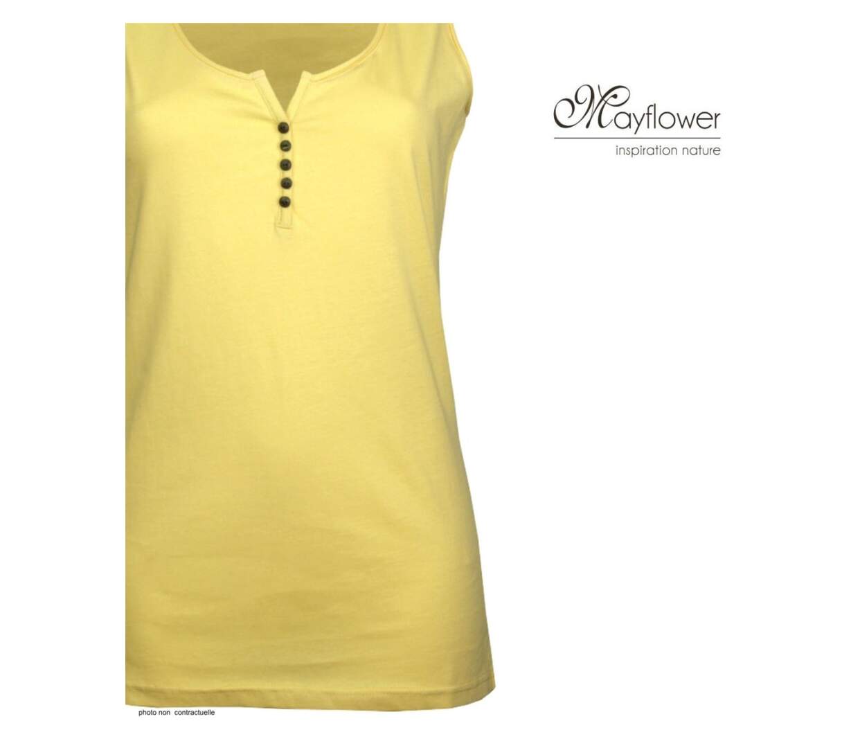 MAYFLOWER DACCA2 - Débardeur pour femme en coton bio : la fraîcheur d'un style écoresponsable-4
