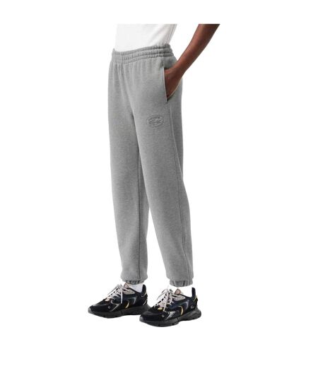 Pantalon De Jogging Motif/style Logo Brodé Femme Gris Lacoste