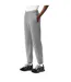 Pantalon De Jogging Motif/style Logo Brodé Femme Gris Lacoste-1