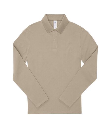 Chemisier Manches Longues My Polo Femme Taupe Clair B&C