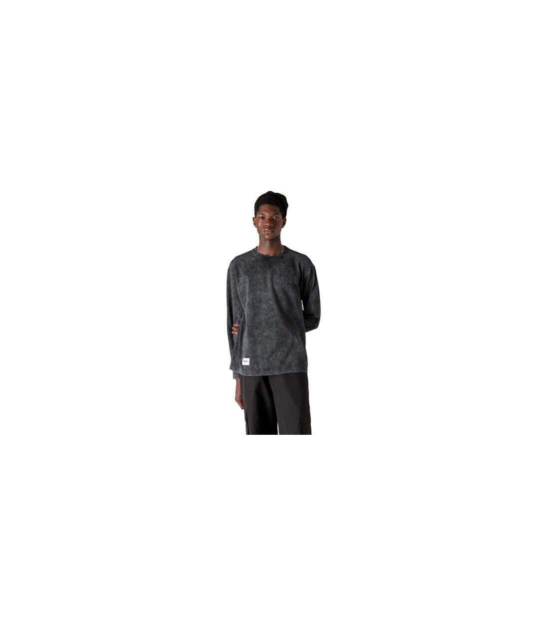 T-shirt Manches Longues Sportstyle Homme Noir Mizuno-1