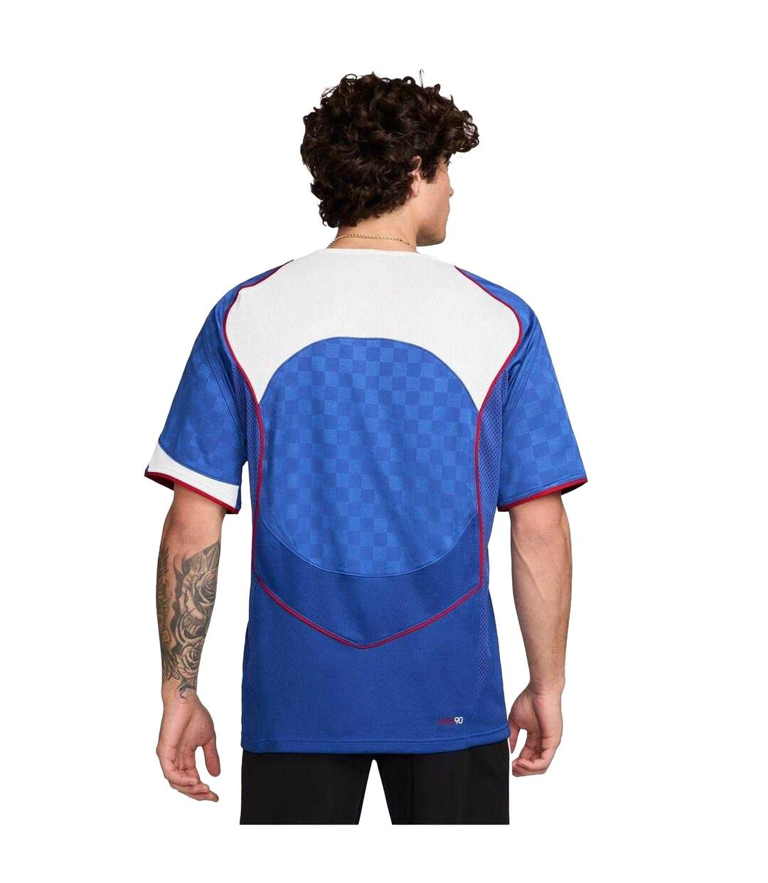 Unisex Adult Total 90 Energy Football Jersey Blue White Nike-2