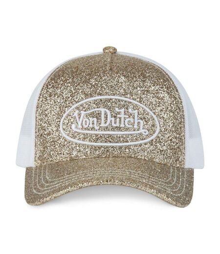 Casquette baseball avec filet femme à paillettes Glitter Vondutch