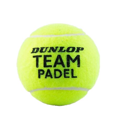Balle de padel taille unique jaune Dunlop