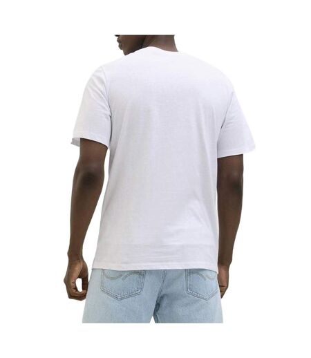 T-Shirt blanc homme jack & jones jaxon