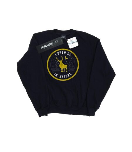 Disney Sweatshirt Frozen 2 Sven I Grew Up In Nature - Femmes/Dames (Bleu marine) - UTBI18800