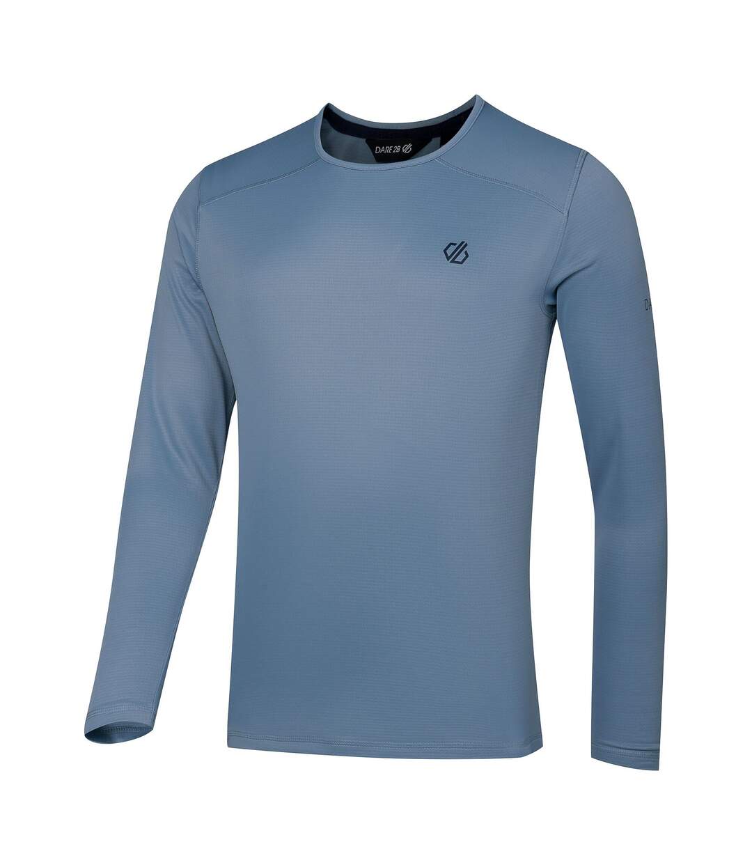 Mens Ventura Grid Crew Neck Fleece Top Dusky Blue Dare 2B-4