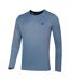 Mens Ventura Grid Crew Neck Fleece Top Dusky Blue Dare 2B-4