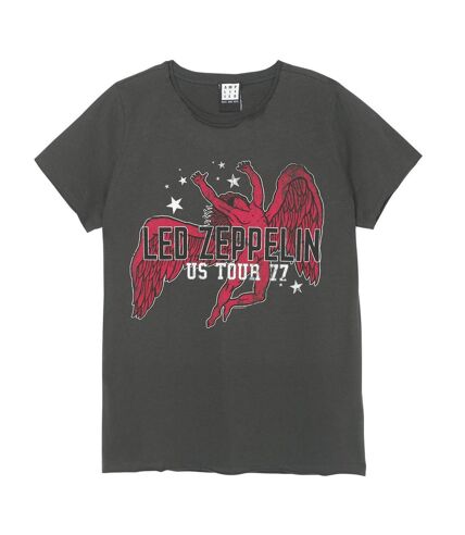 T-shirt tour femmes gris foncé Amplified