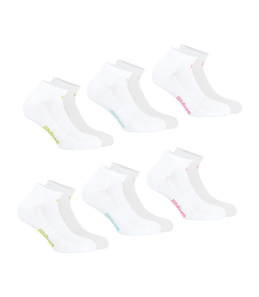 Lot de 6 paires de chaussettes basses femme Essentiel Wilson-1