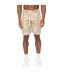 Mens Bardon Camo Cargo Shorts Light Stone Camo Crosshatch-2