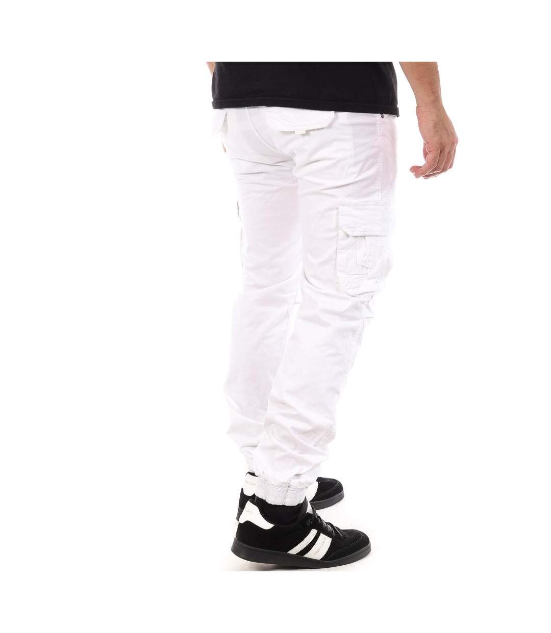 Pantalon cargo blanc homme paname brothers costa - 3xl-2