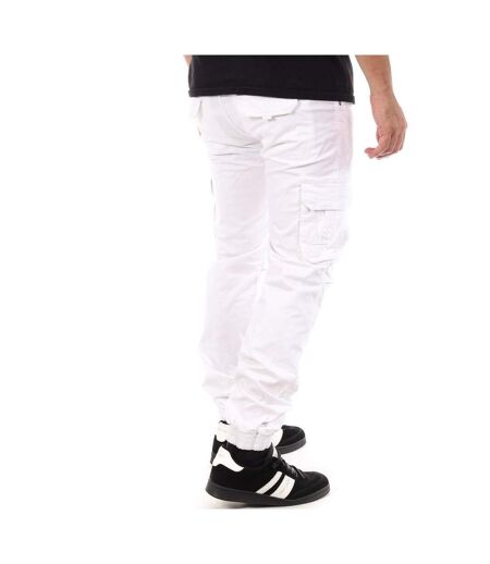 Pantalon cargo blanc homme paname brothers costa - 3xl