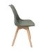 Chaise scandinave avec cousin Cocooning - Vert kaki