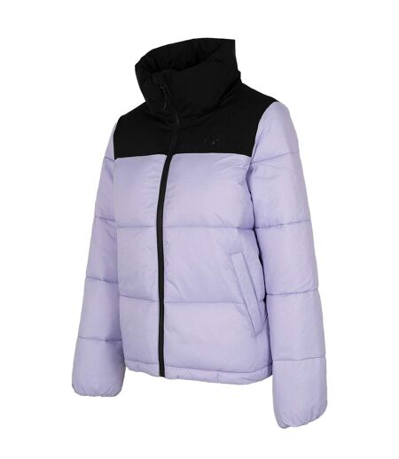 Doudoune Matelassée H4z22kudp01451s Femme Noir Violet Clair 4F
