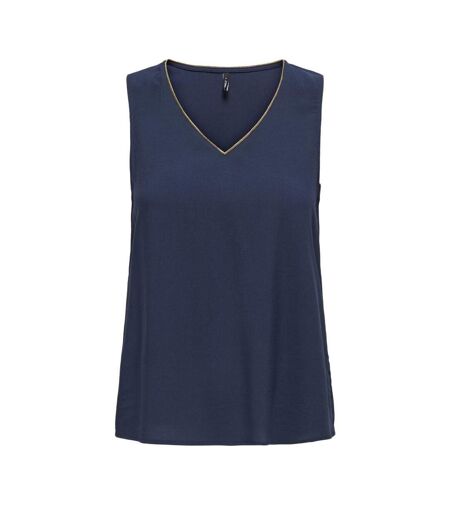 T-Shirt marine/doré imprimé femme only onlselina - l