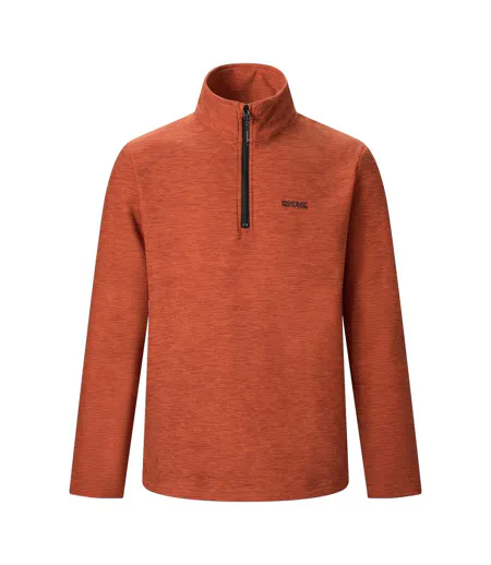 Haut Polaire À Col Montant Zippé Thompson Homme Orange Rouge Regatta
