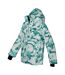 Womens/ladies Snowline Marble Effect Ski Jacket Teal Dare 2B-4