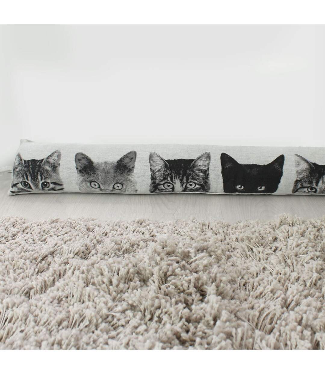 Boudin de Porte Chats Vickie 90cm Écru-3