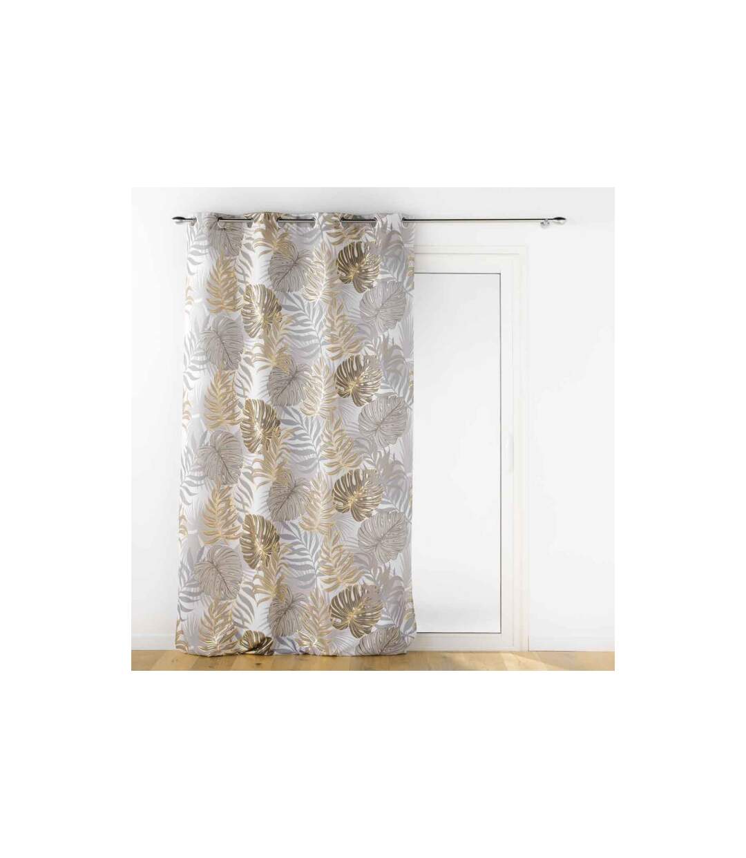 Rideau à Œillets Mogador 140x280cm Beige-1