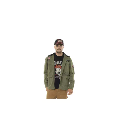Veste militaire homme en molton et capuche détachable Revolt Vondutch