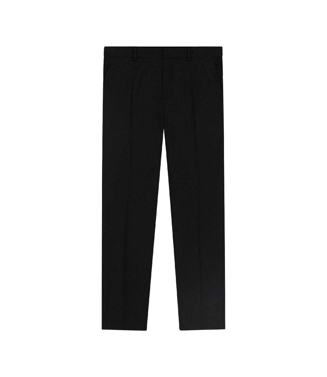 Mens H-genius Virgin Wool Trousers Black Boss-2