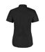 Chemisier Manches Courtes Femme Noir Kustom Kit-2