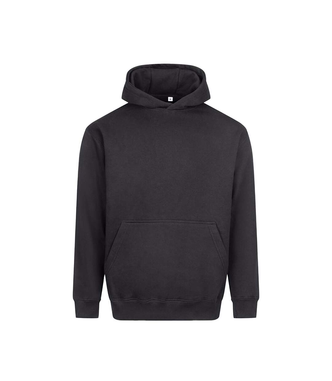 Mens Vision Heavyweight Hoodie Solid Charcoal Awdis-1