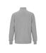 Mens French Terry Full Zip Jacket Grey Melange Cottover-2
