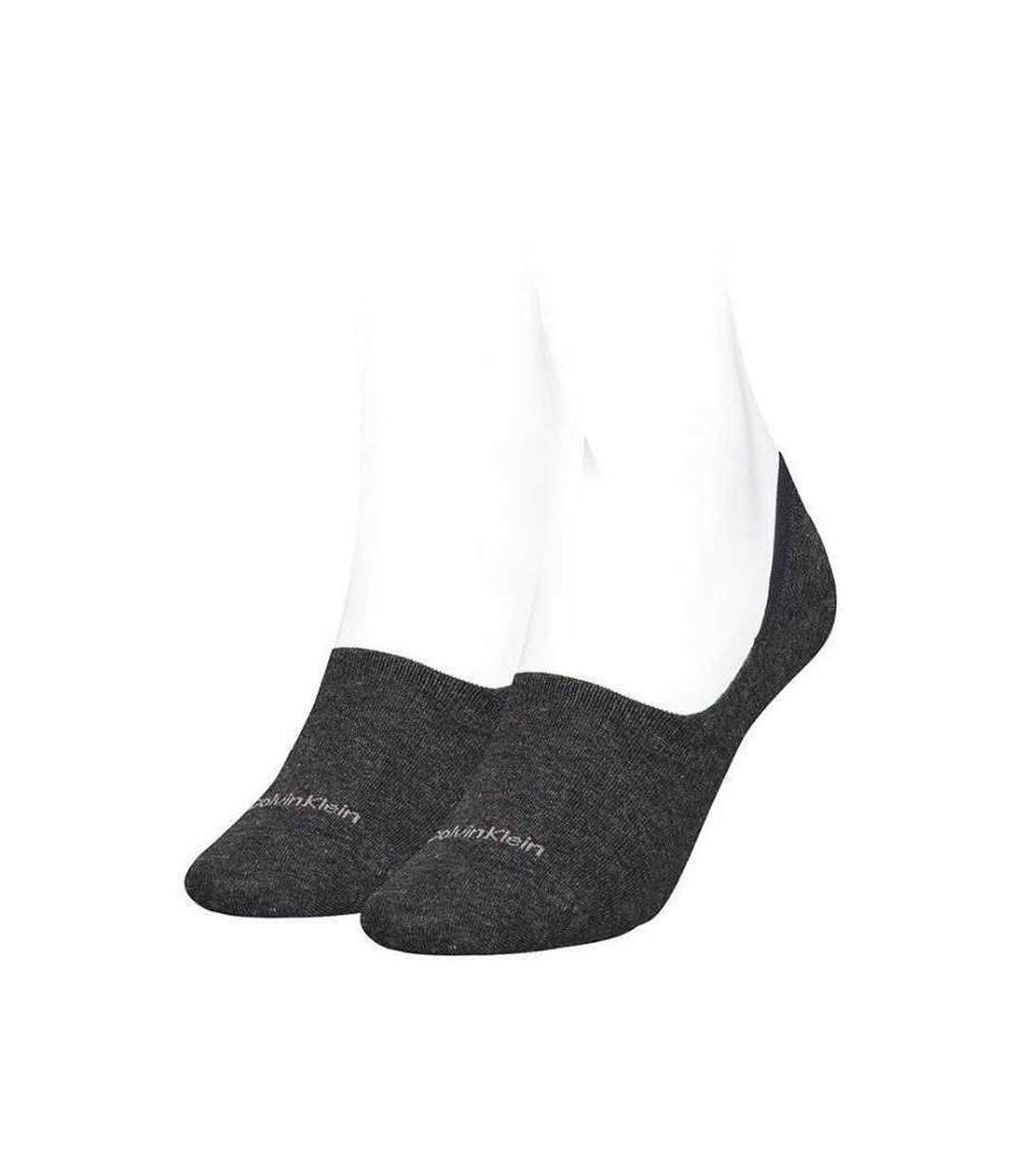 Chaussettes Motif/style Logo Femme Gris Calvin Klein-3