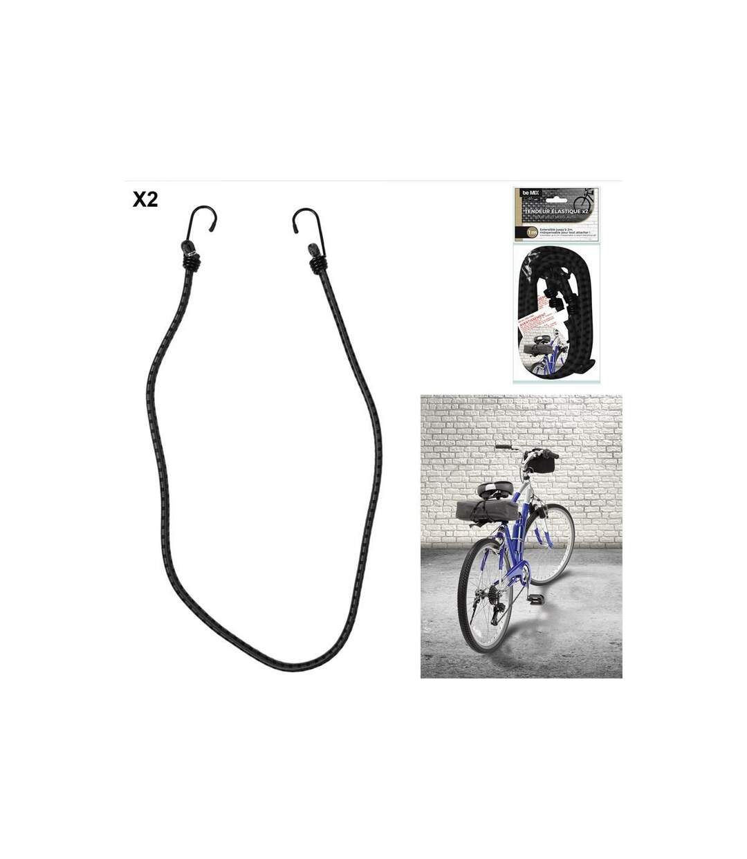Lot de 2 Tendeurs Élastiques 100cm Noir-4
