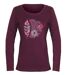 Tee-shirt violet MAYFLOWER NACHO2 à manches longues : style et douceur coton-5