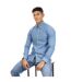Chemise Manches Longues Homme Bleu Indigo Peter Werth-1