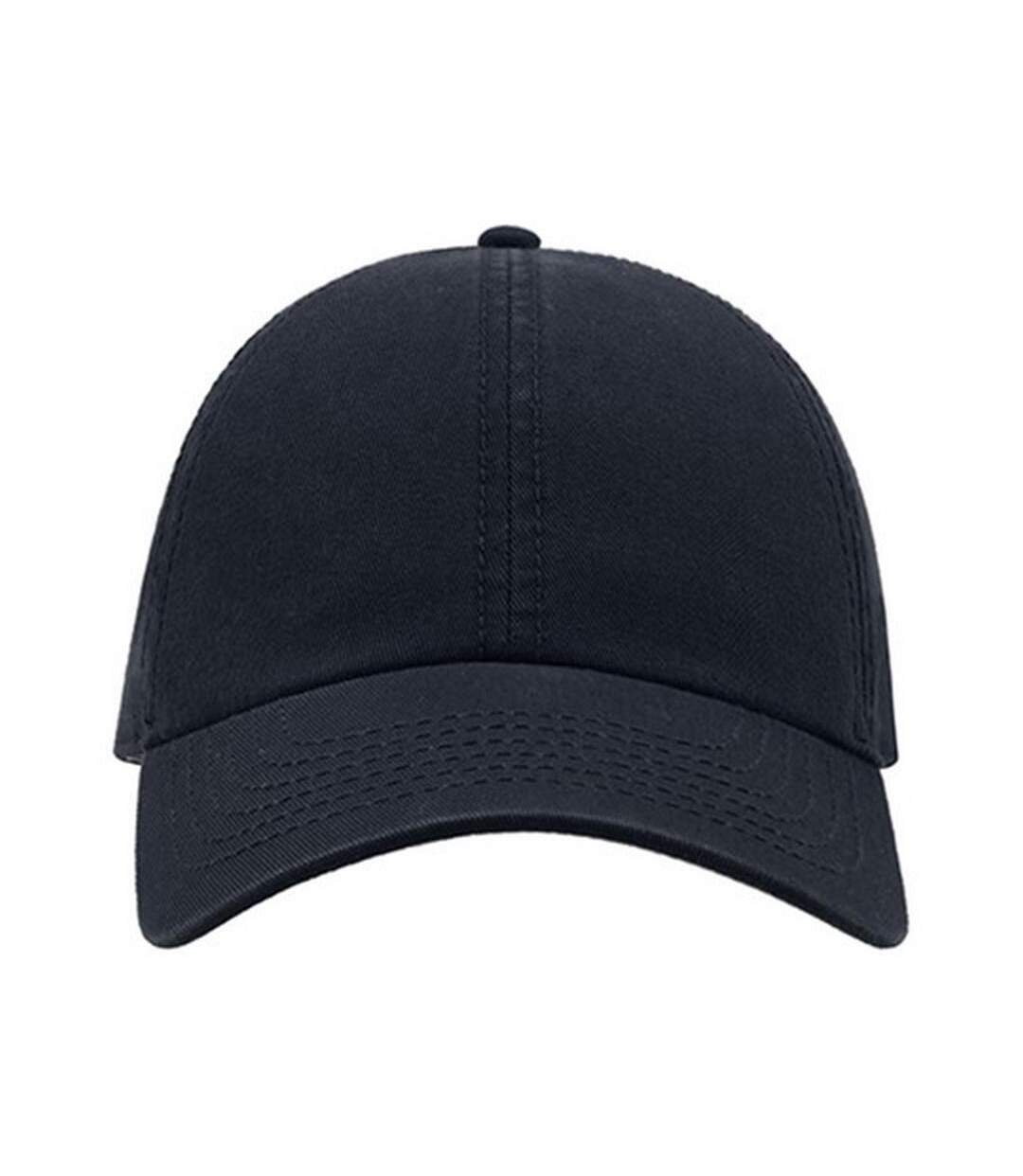 Casquette 6 Panneaux Action Mixte Bleu Marine Atlantis-4