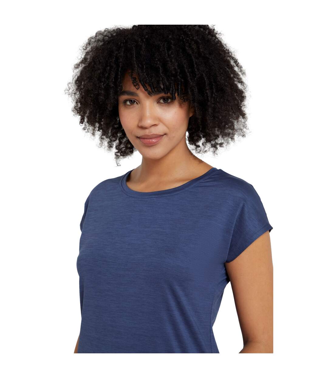 T-shirt panna femme bleu marine Mountain Warehouse