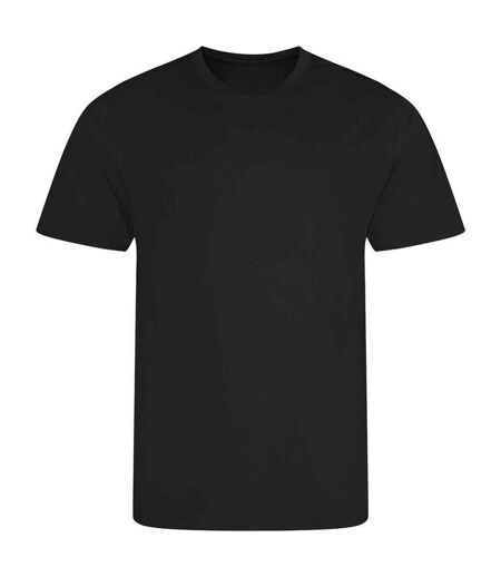 Mens t-shirt jet black AWDis Cool