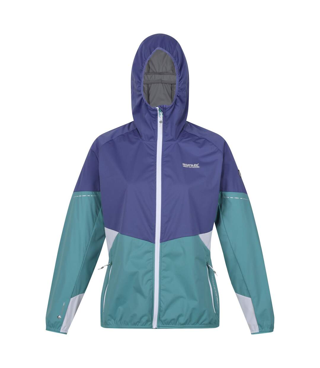 Womens/ladies Tarvos V Lightweight Soft Shell Jacket Bristol Blue Dusty Denim Regatta-1