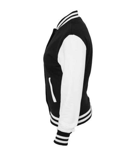 Veste De Survêtement Femme Noir Blanc Urban Classics