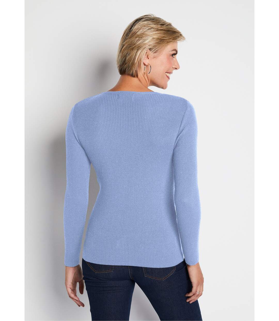 Pull chaud col rond laine mérinos-2