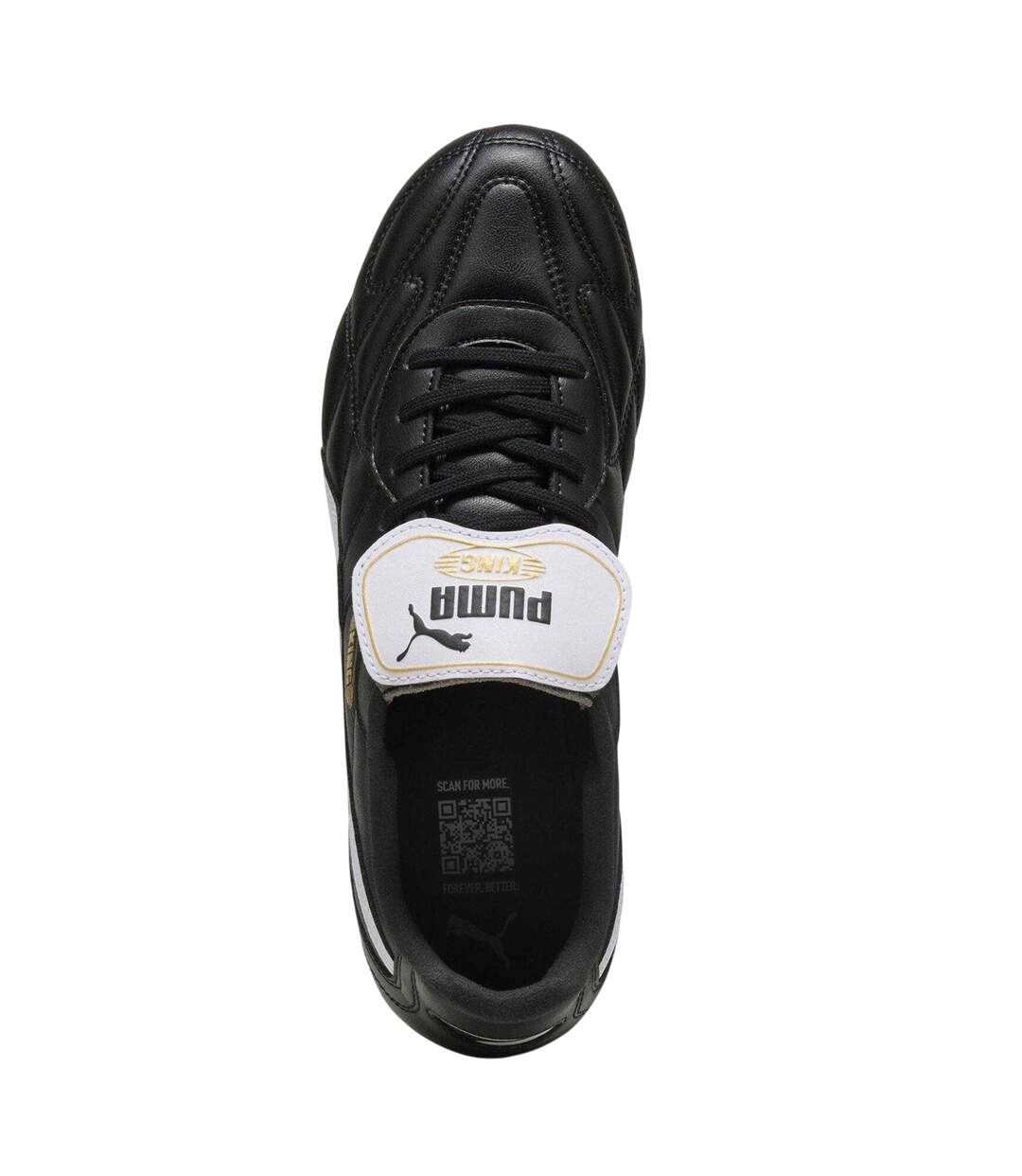 Mens King Top Leather Soft Ground Football Boots  Black Puma-3