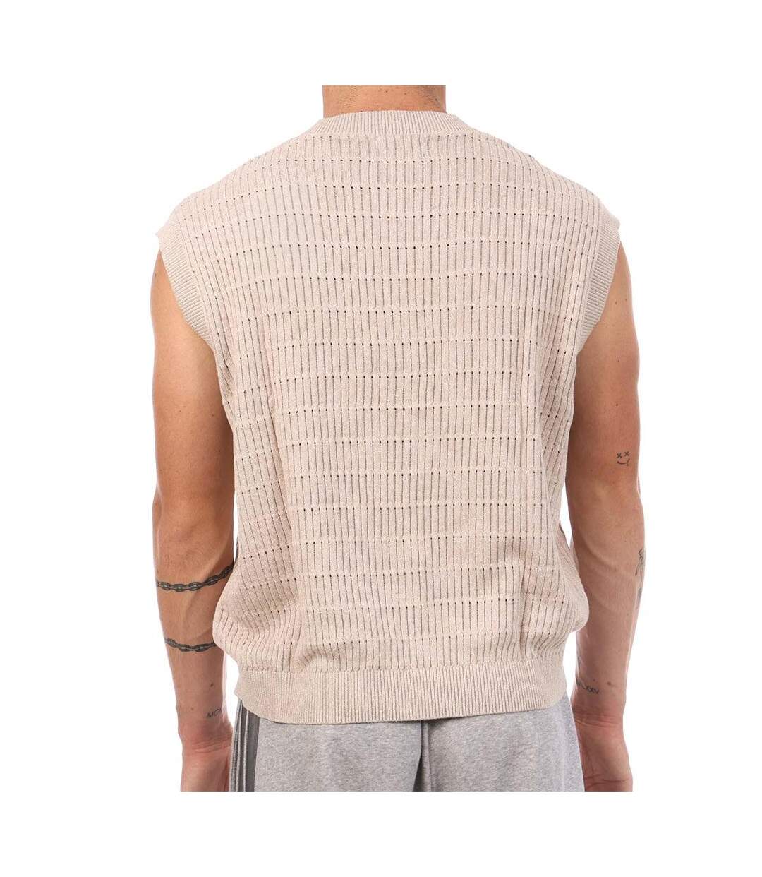 Gilet beige homme jack & jones summer-2