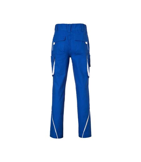 Pantalon Level Homme Bleu Roi Blanc James And Nicholson