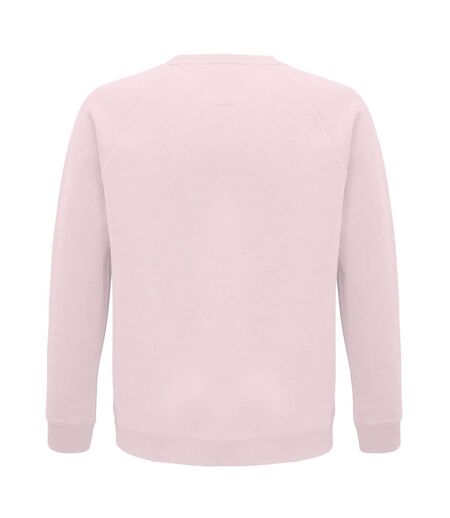 SOLS Unisex Adult Space Organic Raglan Sweatshirt (Pale Pink)