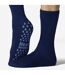 3 Pairs Multipack Mens Slipper Socks with Grips | Non-Slip Thermal Socks-4