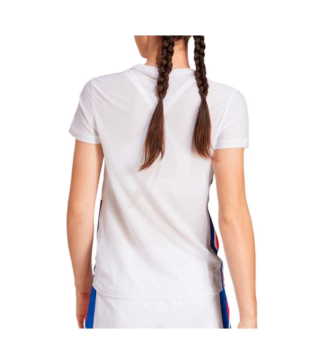 T-shirt de course blanc femme adidas adizero-2