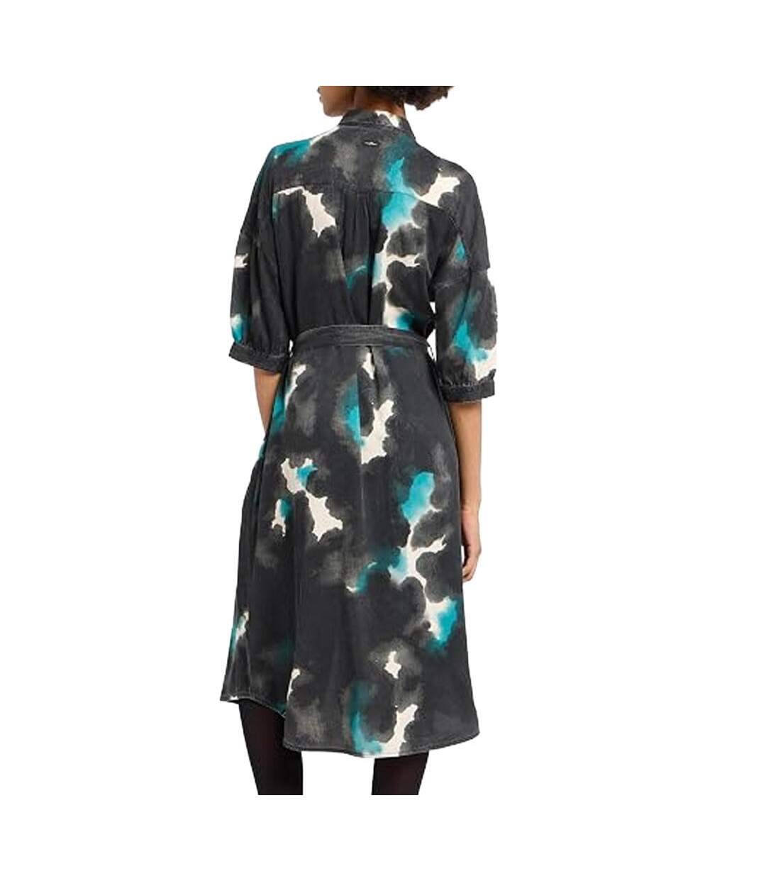 Robe grise/turquoise femme ragwear lola-2
